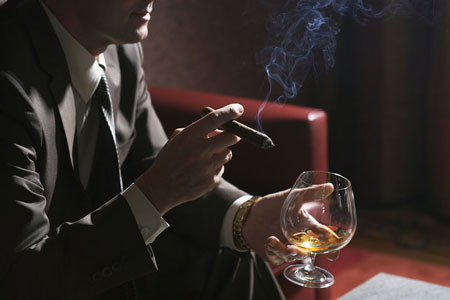 精英男人的下午茶 威士忌+雪茄